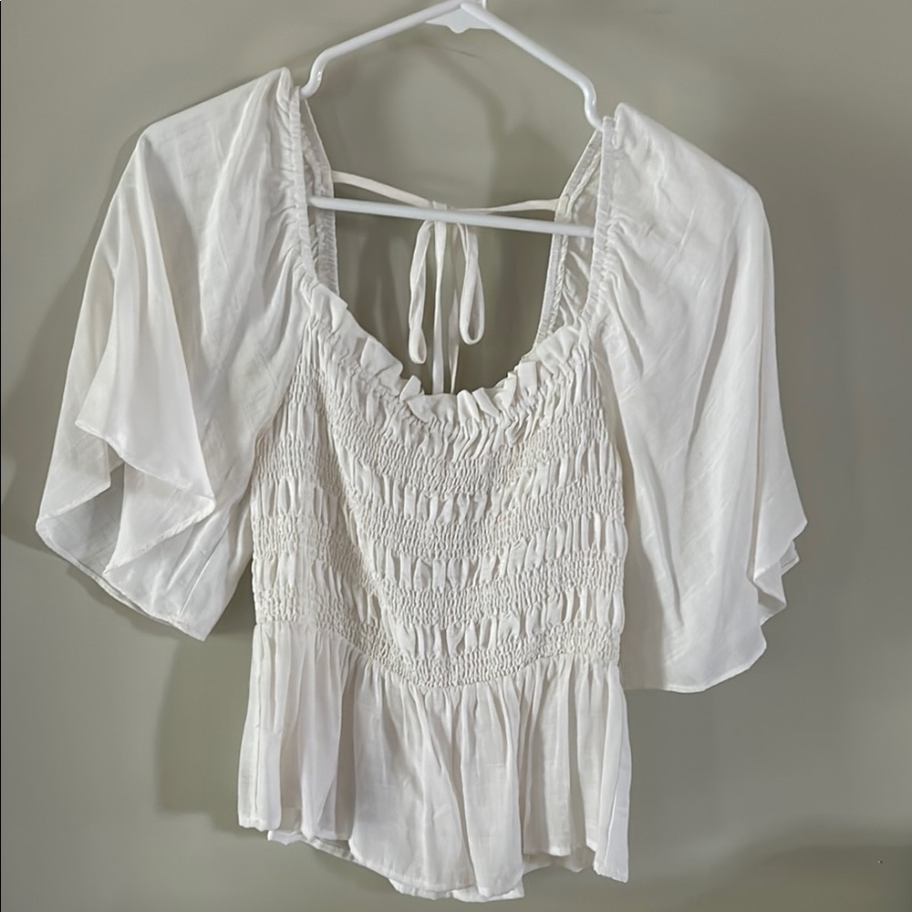Elegant White Women's Top